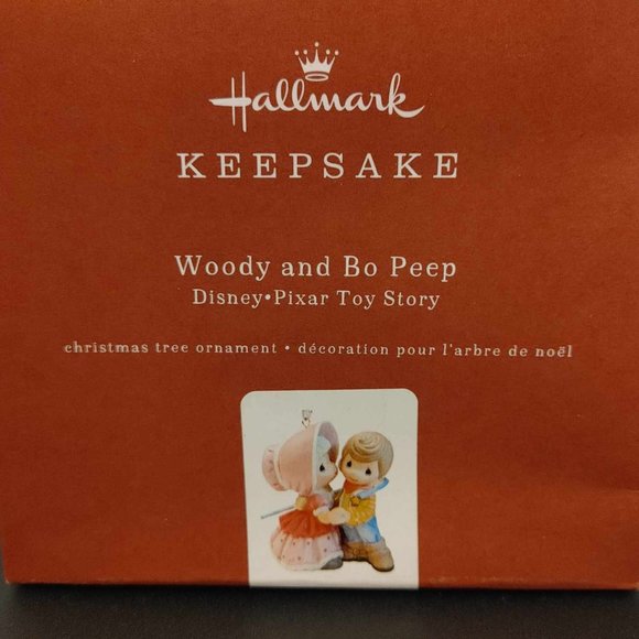 Hallmark Keepsakes Disney Precious Moments: Toy Story Woody Bo Peep Ornament NIB - Picture 2 of 6